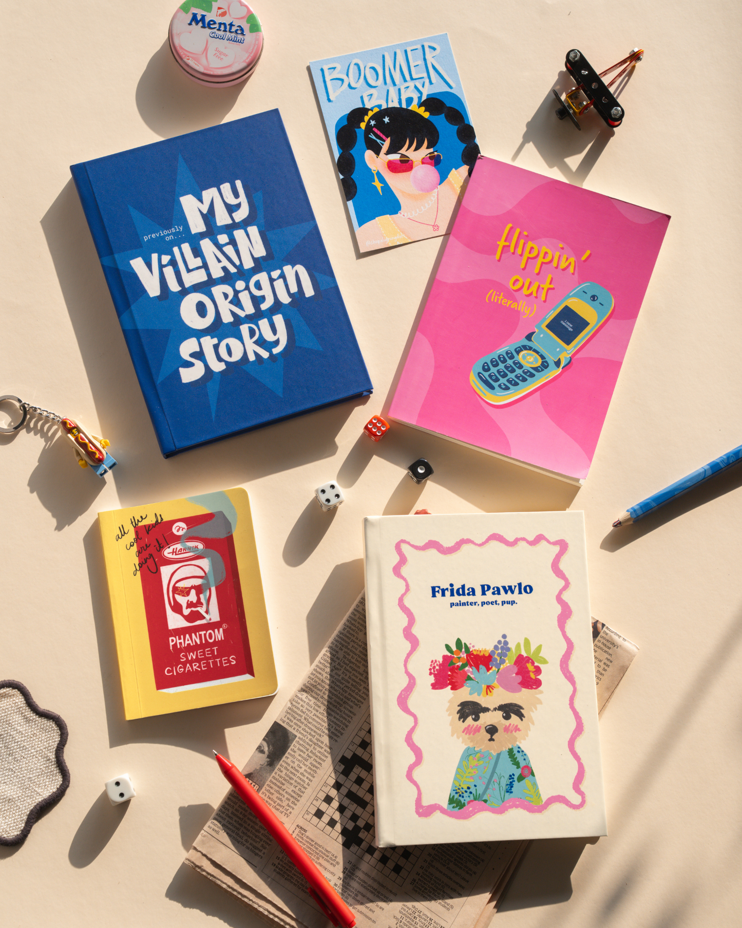 Villain Origin Story | A5 Hardcover Notebook