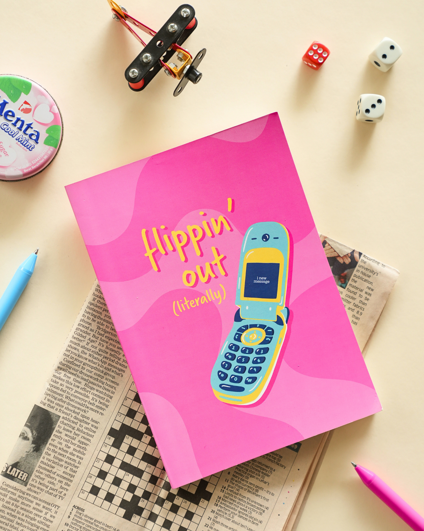 Flippin' Out | A5 Softcover Notebook