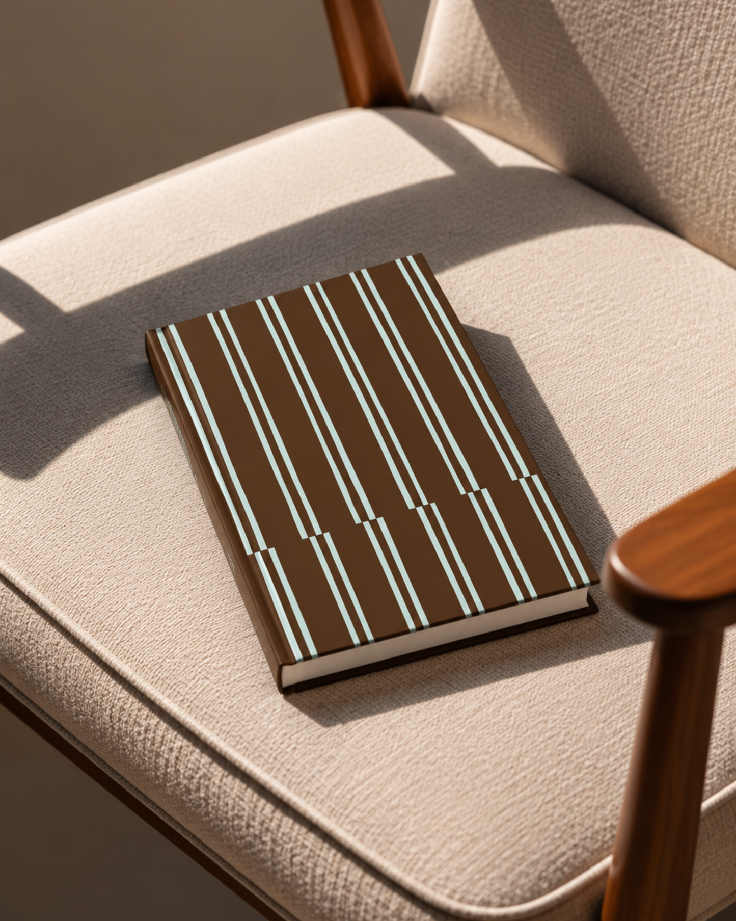 Brown Stripes | A5 Hardcover Notebook