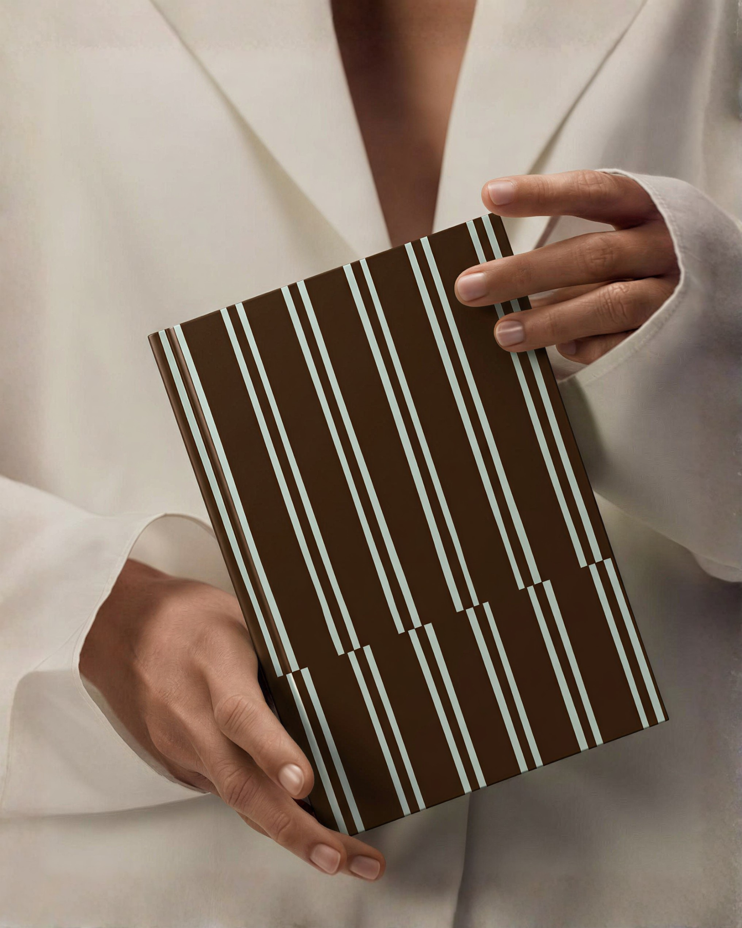 Brown Stripes | A5 Hardcover Notebook