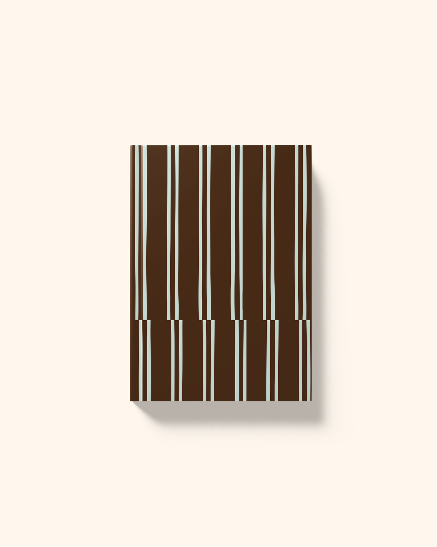 Brown Stripes | A5 Hardcover Notebook