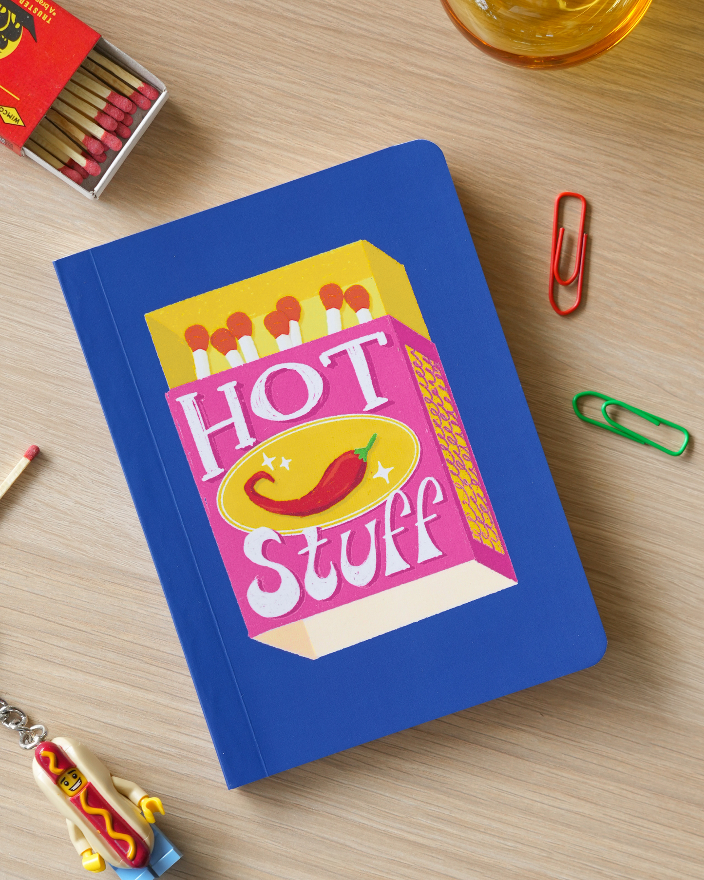 Hot Stuff Matchbox | A6 Pocket Notebook