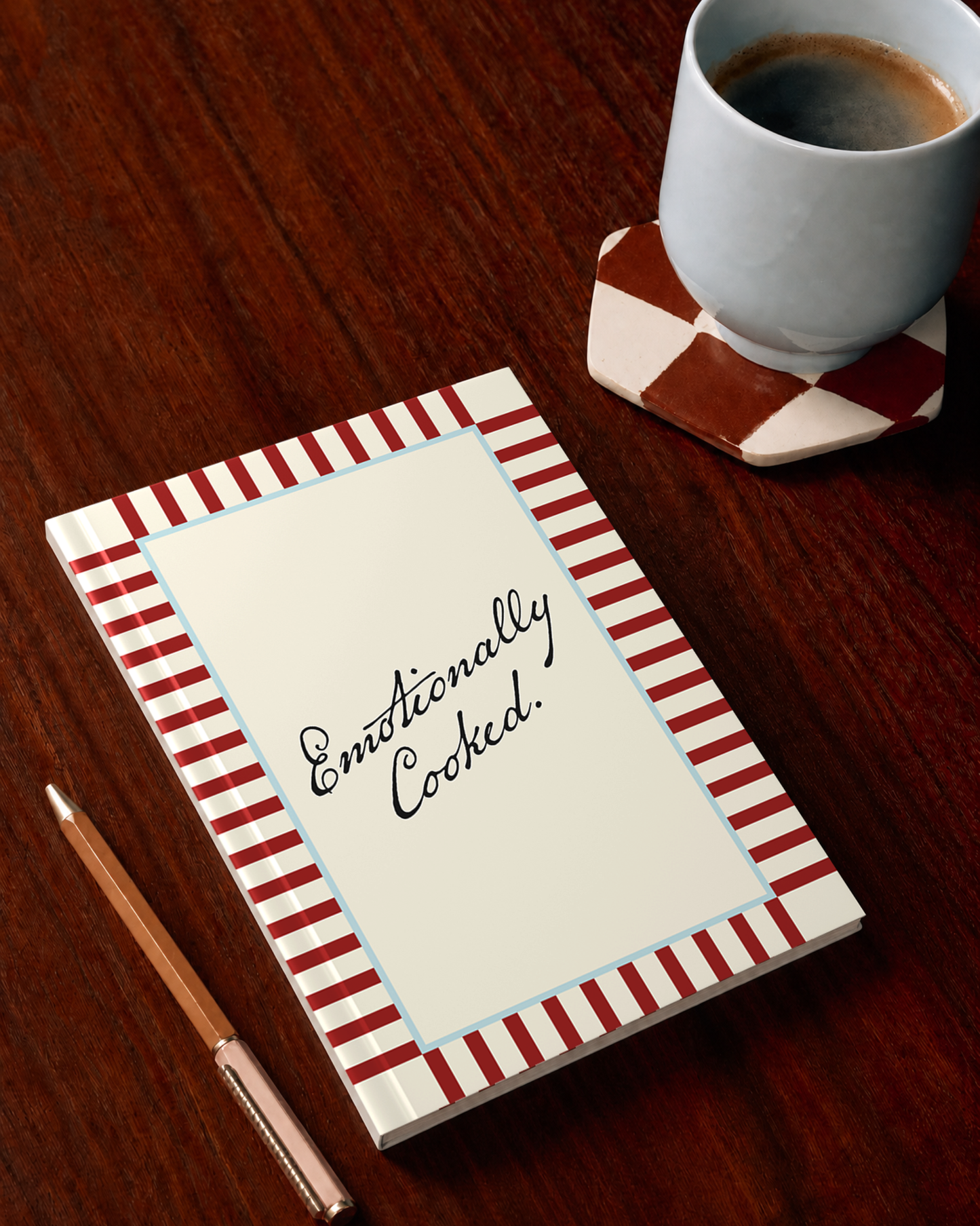 Emotionally Cooked | A5 Hardcover Notebook