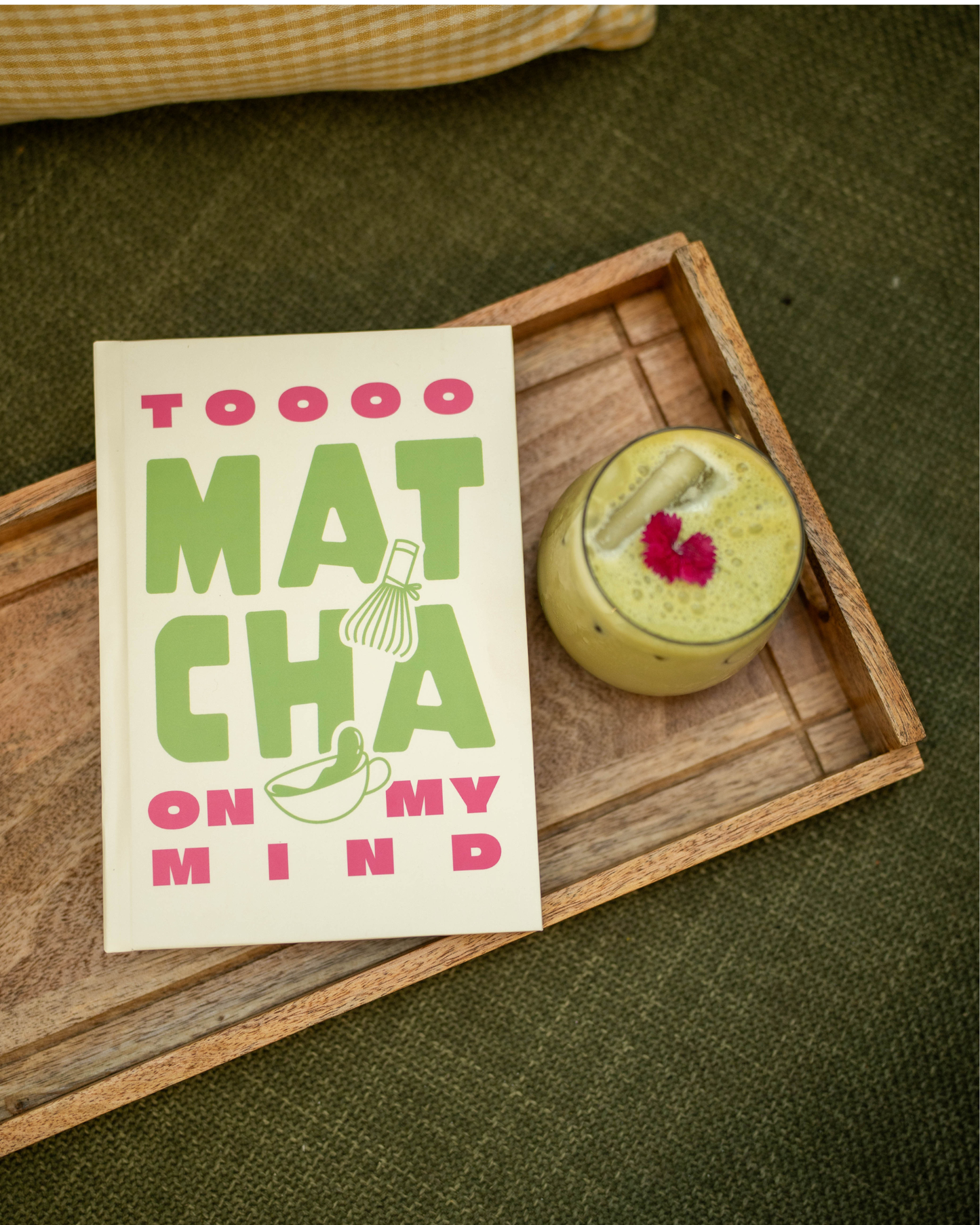 Matcha On My Mind | A5 Hardcover Notebook