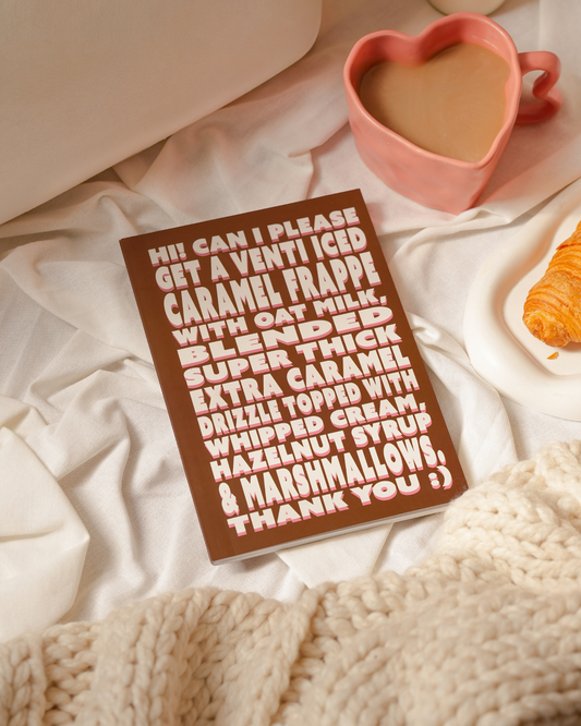 Venti Iced Caramel | A5 Softcover Notebook