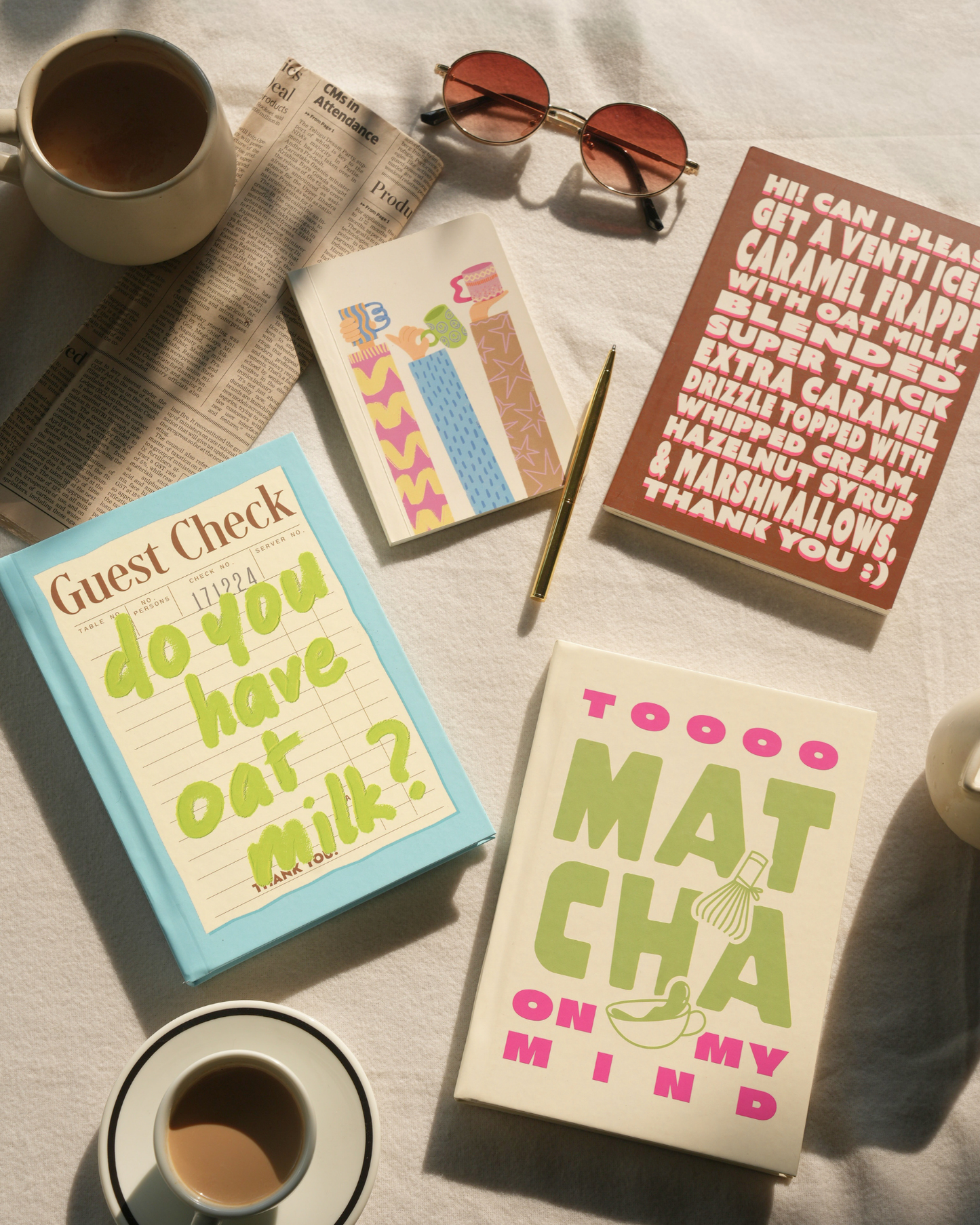 Venti Iced Caramel | A5 Softcover Notebook