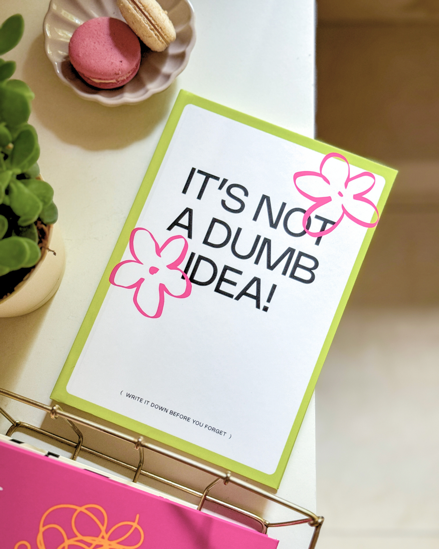 It's Not a Dumb Idea | A5 Hardcover Notebook