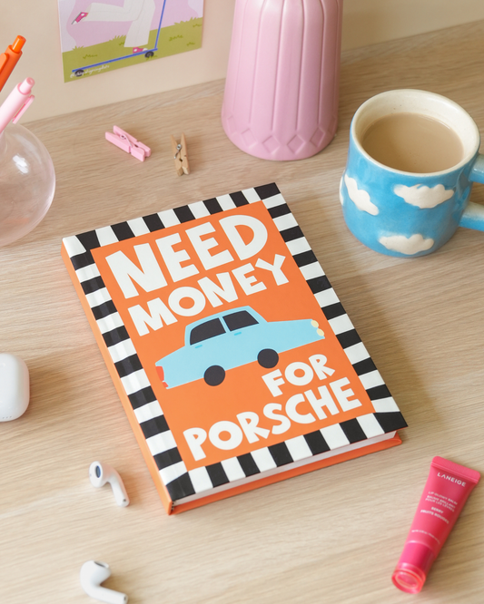 Need Money For Porsche | A5 Hardcover Notebook