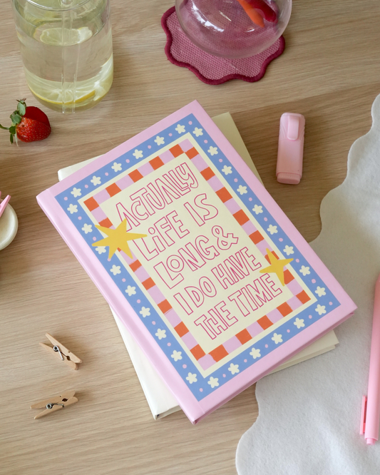 Life Is Long | A5 Hardcover Notebook