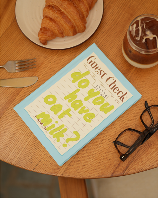Oat Milk | A5 Hardcover Notebook