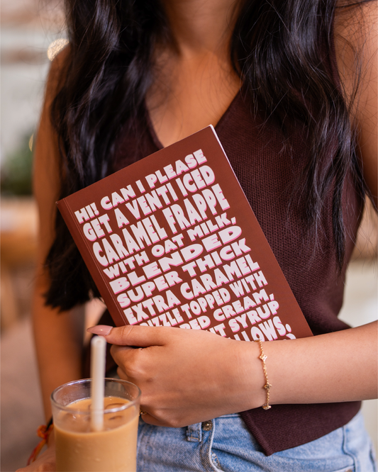 Venti Iced Caramel | A5 Softcover Notebook