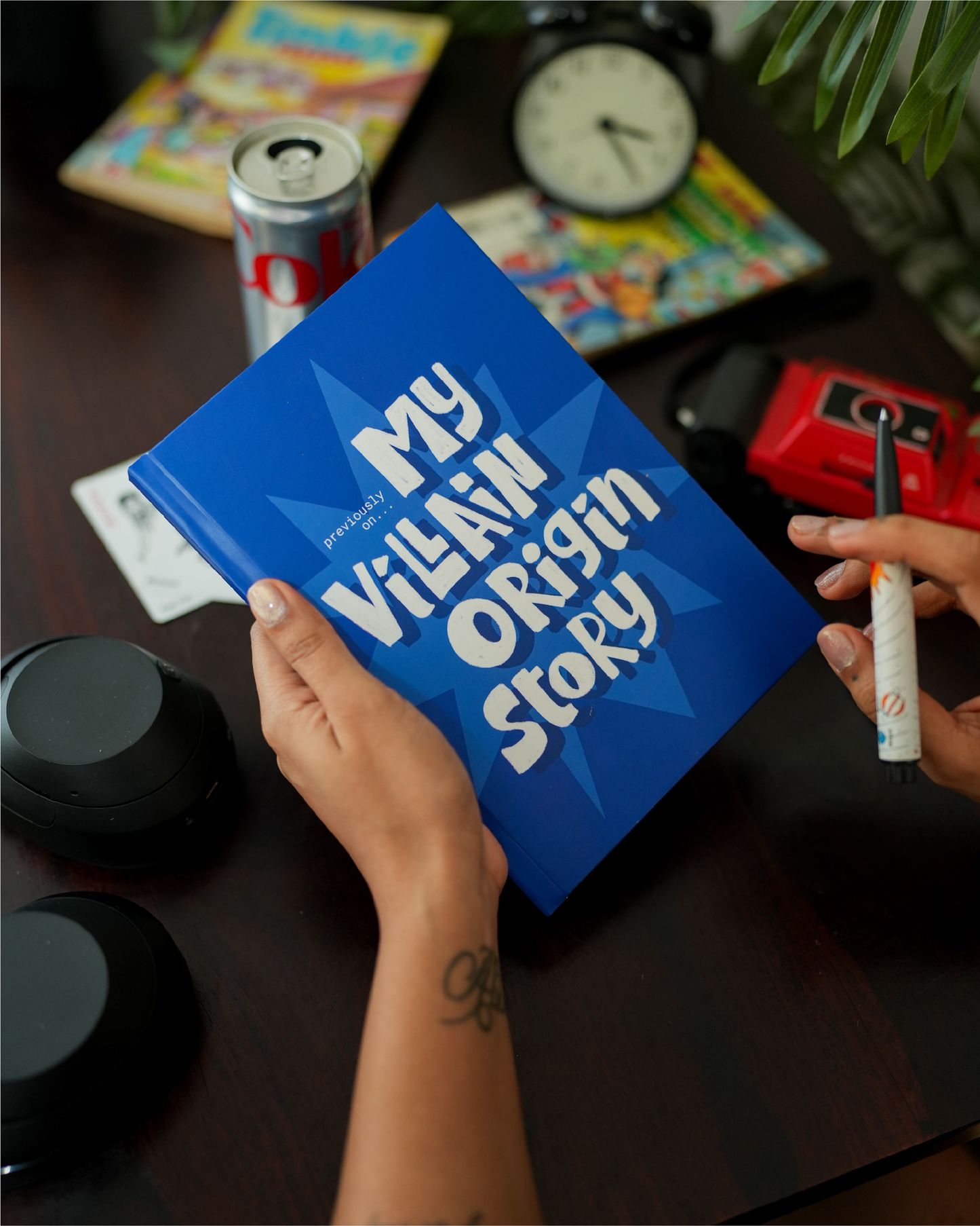 Villain Origin Story | A5 Hardcover Notebook