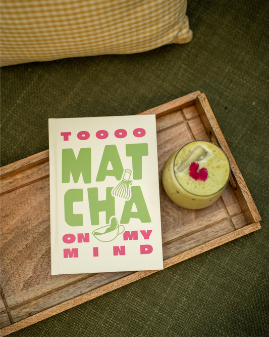 Matcha On My Mind | A5 Hardcover Notebook