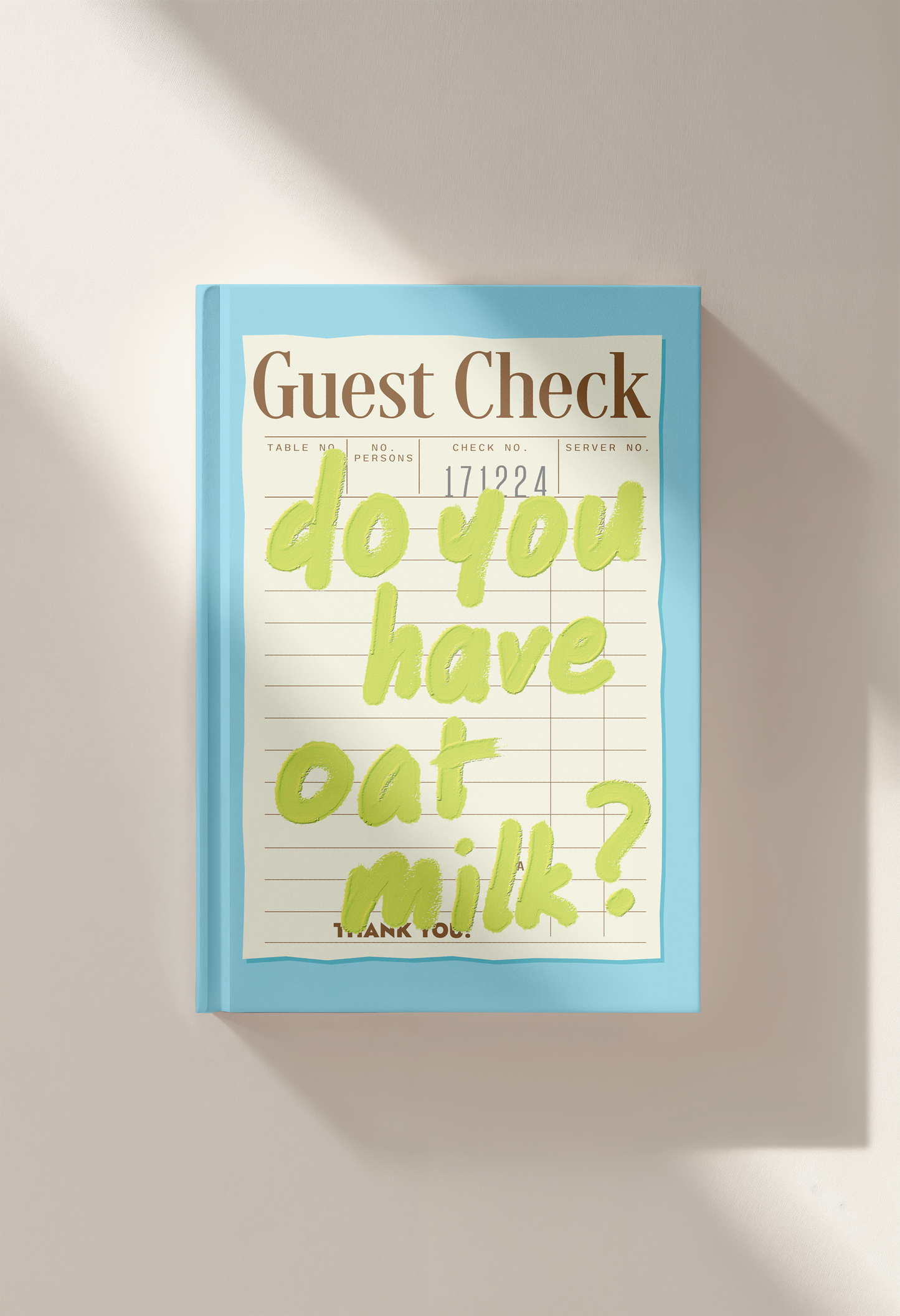 Oat Milk | A5 Hardcover Notebook